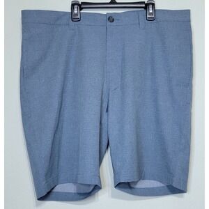 Travis Mathew Grommet Golf Shorts Mens Size 38 Blue Nights Textured
